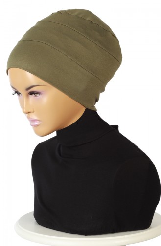 Gekämmter Bonnet  B0035-13 Khaki 0035-13