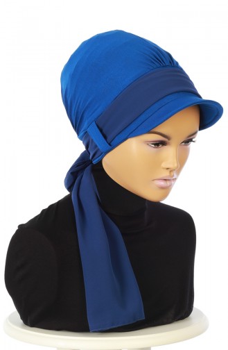 Chiffon Schal Bonnet  B0038-4-16 Saks 0038-4-16