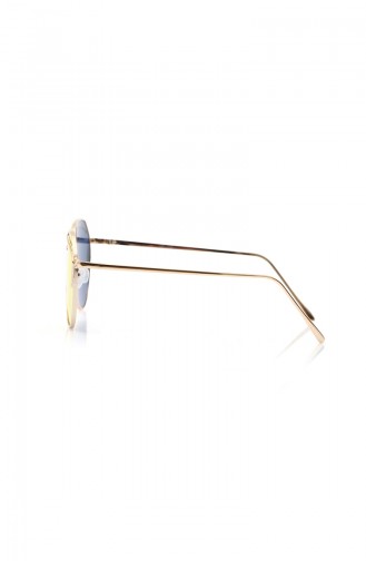 By Harmony Damen verspiegelte Sonnenbrille  BHDB208-03 Gold Rot 208-03