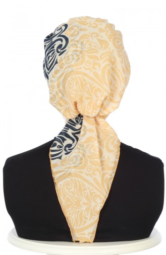 Turban Prêt HT0065-11-S Moutarde Jaune 0065-11-S