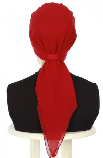 Practical Turban HT0065-3-7 Claret Red 0065-3-7