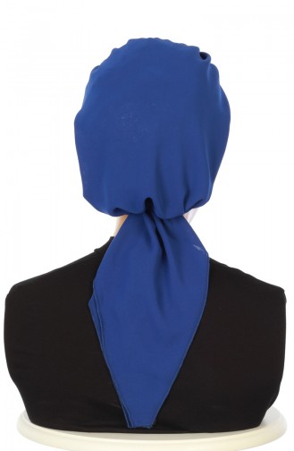 Turban Prêt HT0065-4-16 Bleu Roi 0065-4-16