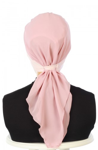 Turban Prêt HT0065-7-11 Poudre 0065-7-11