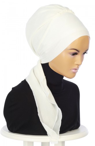 Cream Ready to wear Turban 0065-8-22