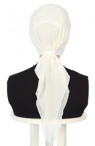 Cream Ready to wear Turban 0065-8-22