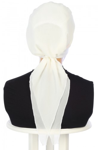 Cream Ready to wear Turban 0065-8-22