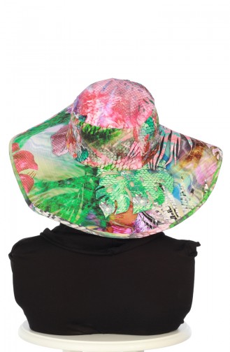 Coral Hat and Bandana 001-01