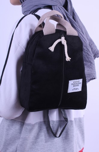 Black Back Pack 16-01