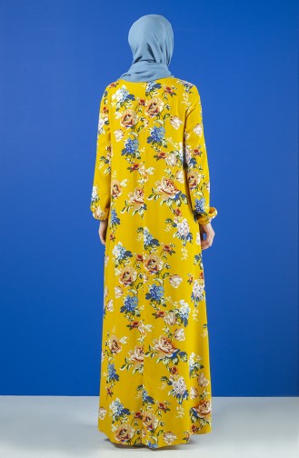 A Pile Viscose Dress 8209-01 Mustard 8209-01