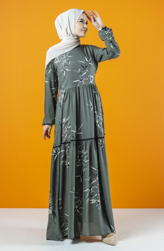 Robe Hijab Vert 8198-01
