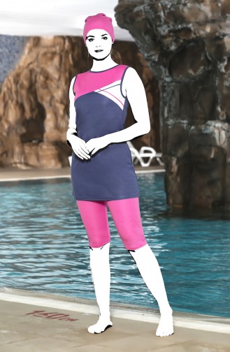 Sleeveless Pool Swimsuit 0122-07 Grey 0122-07