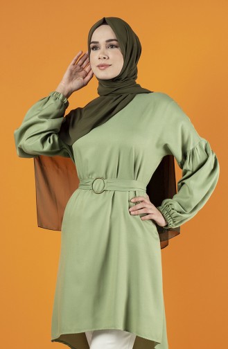Tunic with Belt 1371-04 Green 1371-04