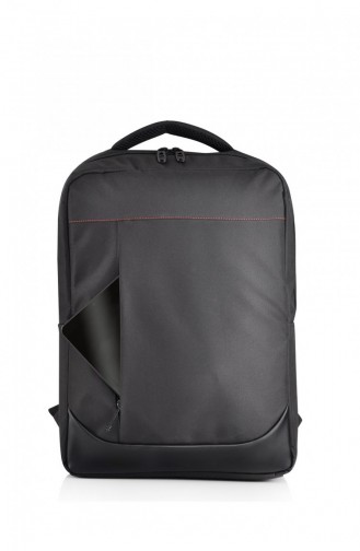 European Bag 00001 Black Fabric Backpack 0500001103912