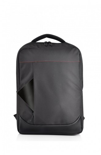 Avrupa Tasche 00001 Schwarz Rucksack aus Stoff 0500001103912