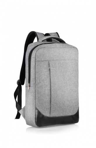 Avrupa Tasche 00002 Grau Rucksack aus Stoff 0500002104912