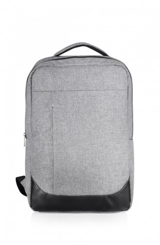 European Bag 00002 Gray Fabric Backpack 0500002104912