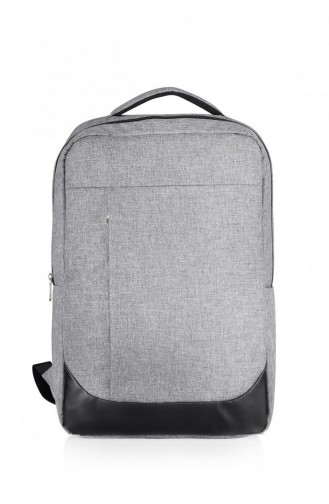 Avrupa Tasche 00002 Grau Rucksack aus Stoff 0500002104912