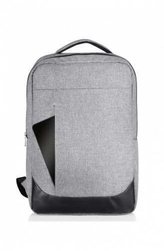 European Bag 00002 Gray Fabric Backpack 0500002104912
