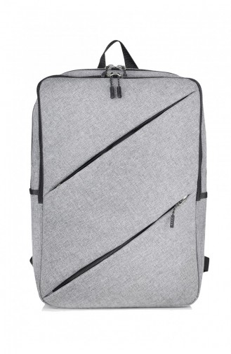 Avrupa Tasche 00021 Grau Stoff Rucksack 0500021104941