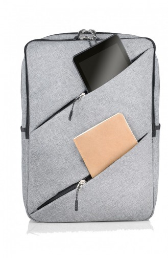 European Bag 00021 Gray Fabric Backpack 0500021104941