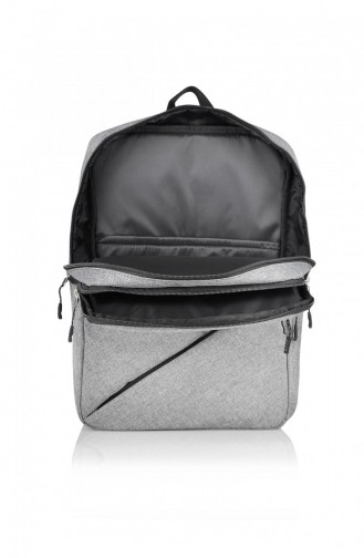 European Bag 00021 Gray Fabric Backpack 0500021104941
