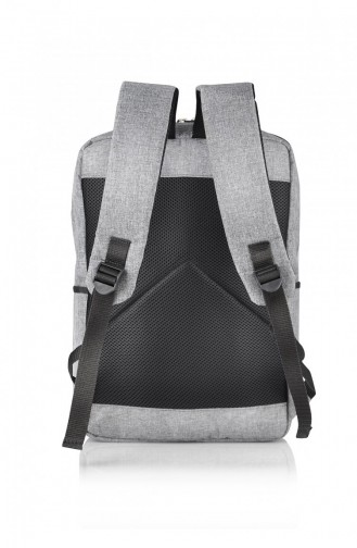 European Bag 00021 Gray Fabric Backpack 0500021104941