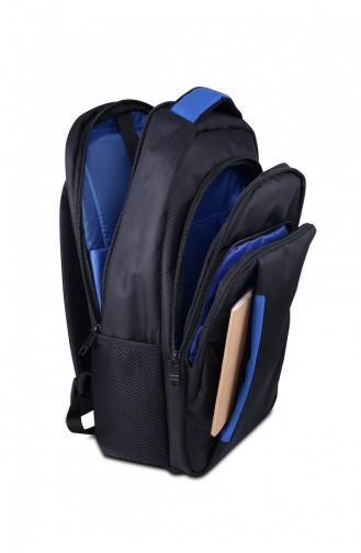 European Bag 00023 Black Fabric Backpack 0500023103912