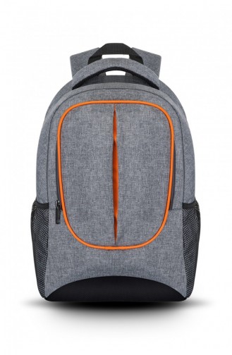 European Bag 00091 Gray Fabric Backpack 0500091104941