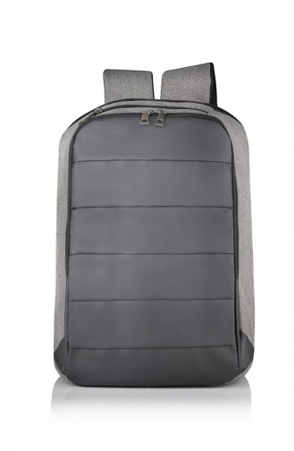 Avrupa Tasche 00183 Schwarz Grau Rucksack aus Stoff 0500183227912