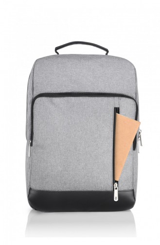 European Bag 01905 Gray Fabric Backpack 0501905104912