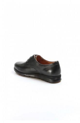 Fast Step Black Real Leather Daily Casual Shoes 863Za20551 863ZA2055-1-16782021