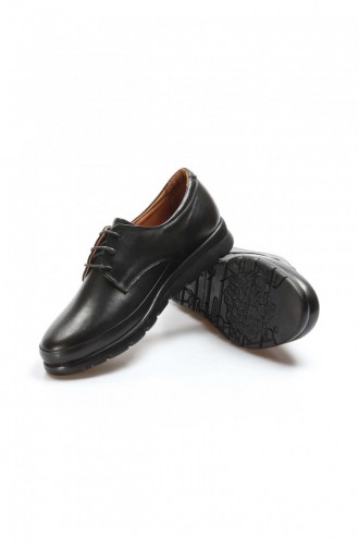 Fast Step Chaussures de Jour en Cuir Noir Chaussures Casual  863Za20551 863ZA2055-1-16782021