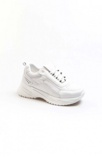 Fast Step Spor Ayakkabı Beyaz Sneaker Ayakkabı 865Za5029