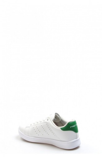 Fast Step Spor Ayakkabı Beyaz Yeşil Sneaker Ayakkabı 923Za41Fst