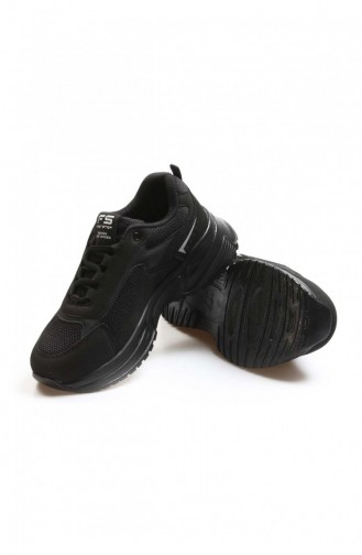 Fast Step Spor Ayakkabı Siyah Sneaker Ayakkabı 865Za5029