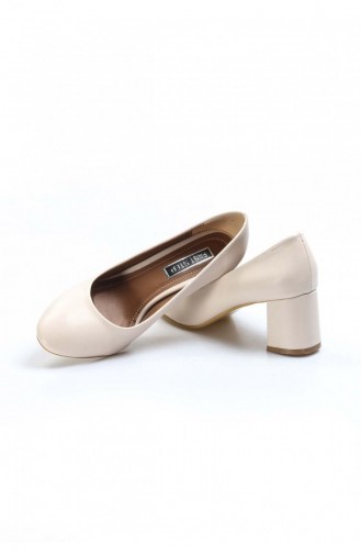 Fast Step Chaussures à Talons Beige Chaussure à Talon Épais 629Za3050303 629ZA305-0303-16777219