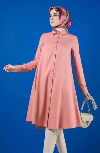 Buttoned Tunic 8191-02 Dusty Rose 8191-02