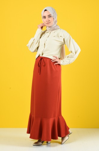 Brick Red Skirt 8116-01