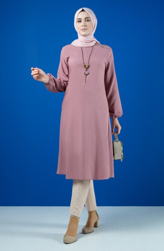 Robe Avec Collier 10147-04 Rose 10147-04