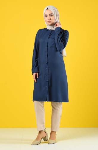 Navy Blue Tuniek 8120-07