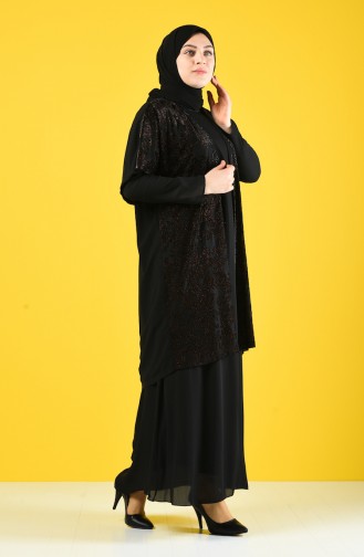 Ensemble Deux Pieces İmprimée Flock 9Y6961700-01 Noir 9Y6961700-01