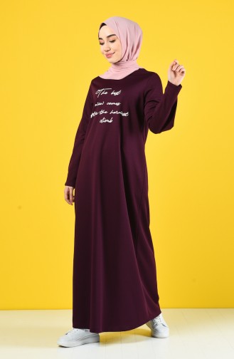 Zwetschge Hijab Kleider 4090-04