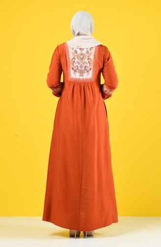 Robe D été İmprimée de Pierre 9Y3941502-02 Brique 9Y3941502-02