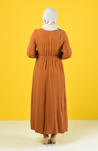 Tan Hijab Dress 9Y3958800-04