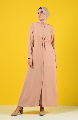 Salmon Abaya 6848-11