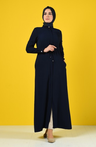 Navy Blue Abaya 6848-05