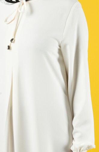 Naturfarbe Hijab Kleider 0120-09