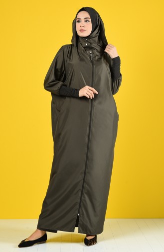 Abaya Pratique 1010-03 Khaki 1010-03