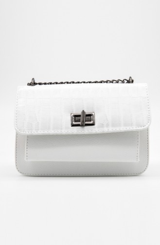 Ladies Shoulder Bag HM4102-09 White 4102-09