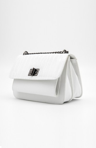 Ladies Shoulder Bag HM4102-09 White 4102-09